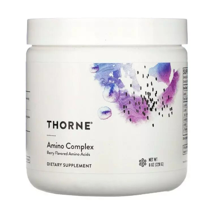 Аміно комплекс Thorne Research Amino Complex зі смаком ягід, в порошку, 228 г